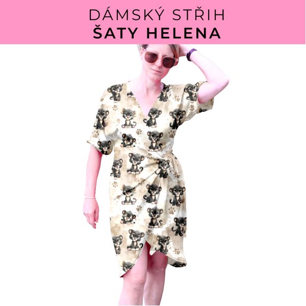Dámský střih na šaty  Helena