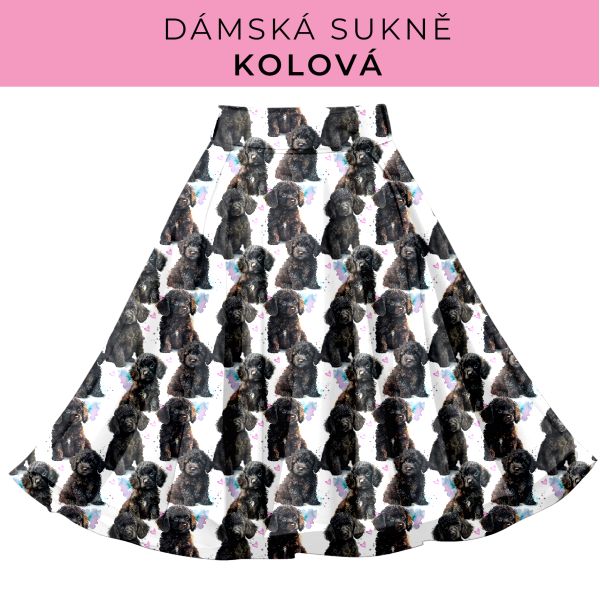 DÁMSKÝ střih - Kolová sukně