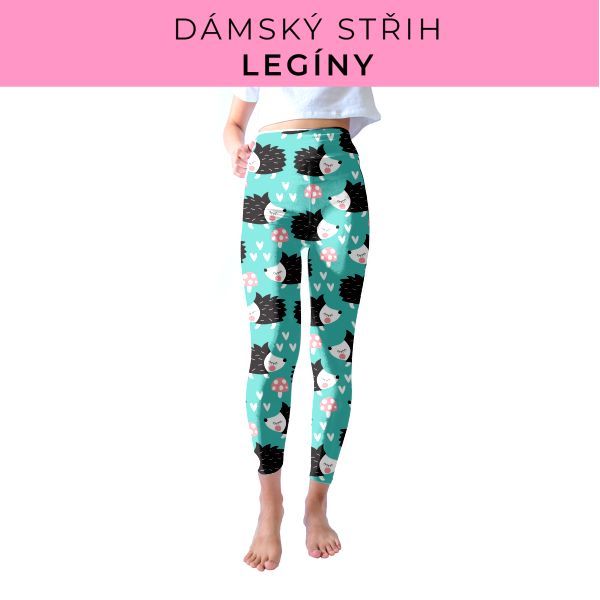 DÁMSKÝ střih - legíny SPORT - SLIM FIT