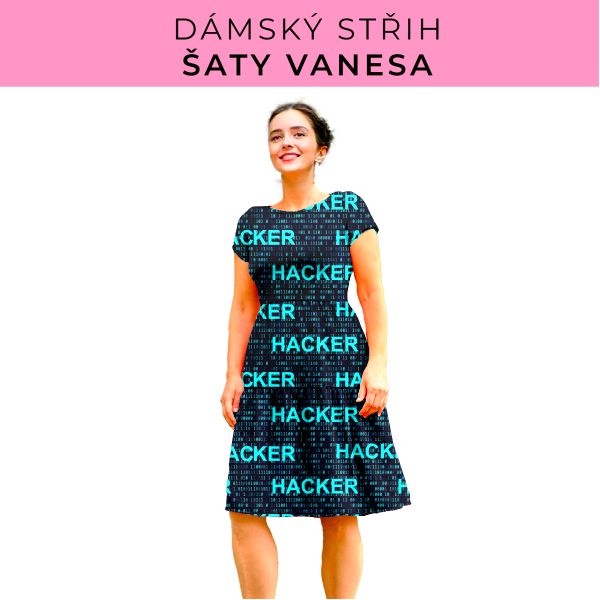 Dámský střih šaty Vanesa
