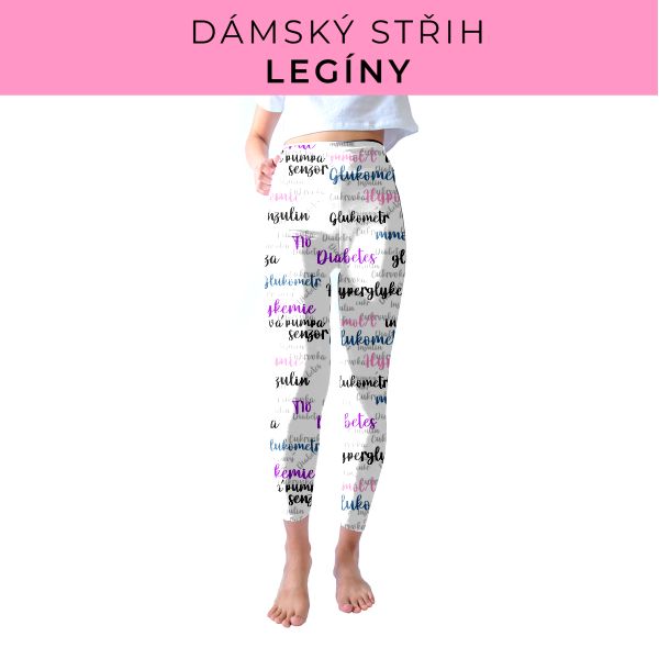 DÁMSKÝ střih - legíny SPORT - SLIM FIT