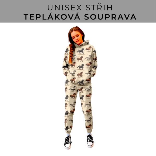 DÁMSKÝ střih - SET mikina a tepláky 