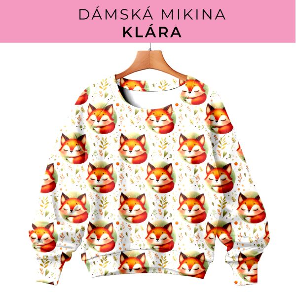 DÁMSKÝ střih - mikina Klára