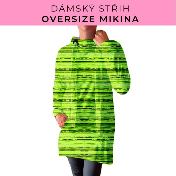 DÁMSKÝ střih - Oversize mikina