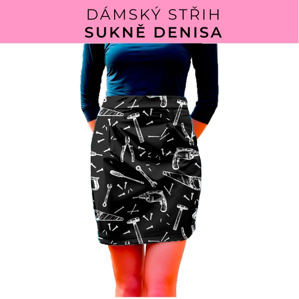 Dámský střih - Dámská sukně Denisa