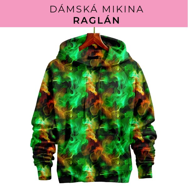 DÁMSKÝ střih - mikina raglán