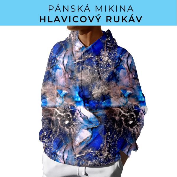 PÁNSKÝ střih - mikina s kapucí