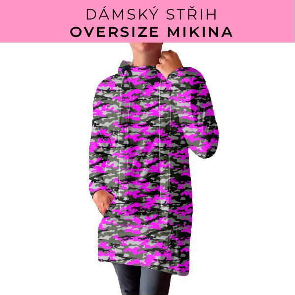 DÁMSKÝ střih - Oversize mikina