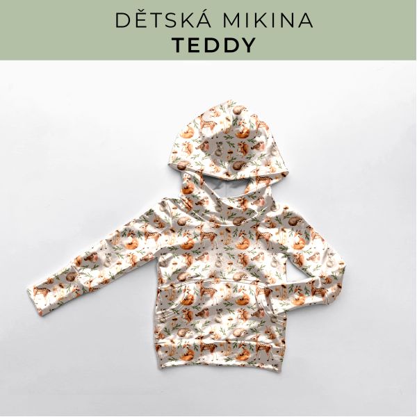 DĚTSKÝ střih - Mikina Teddy