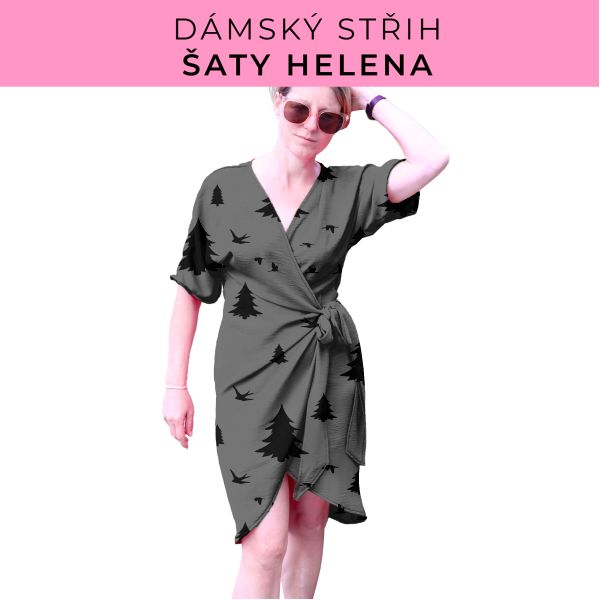 Dámský střih na šaty  Helena