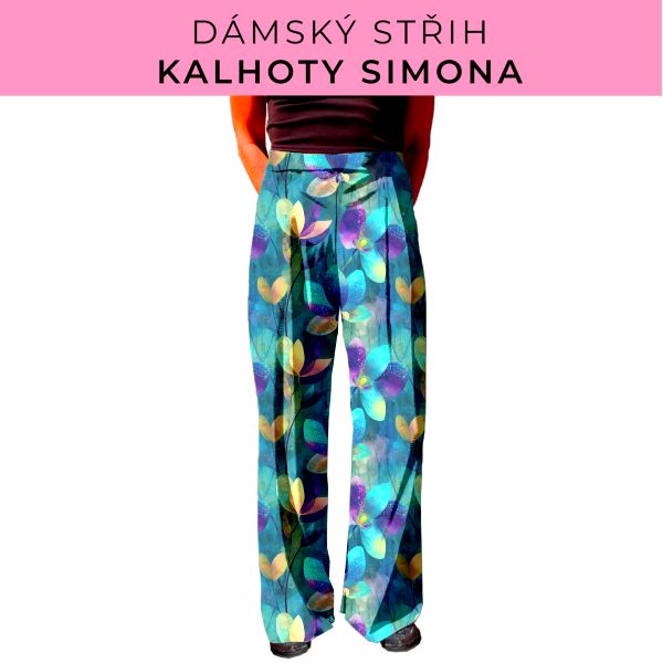 Dámský střih - kalhoty Simona