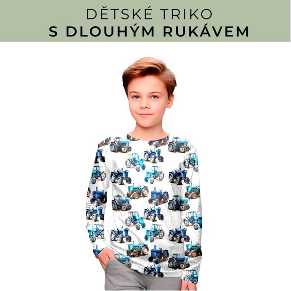 DĚTSKÝ střih - triko dlouhý rukáv