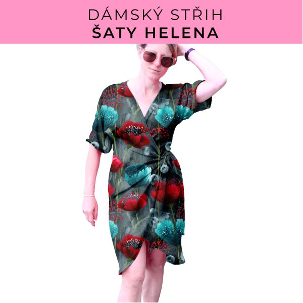Dámský střih na šaty  Helena