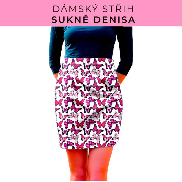 Dámský střih - Dámská sukně Denisa