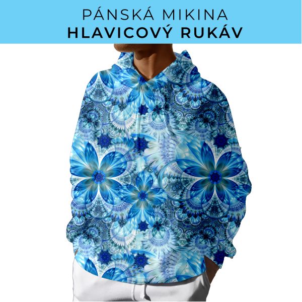 PÁNSKÝ střih - mikina s kapucí