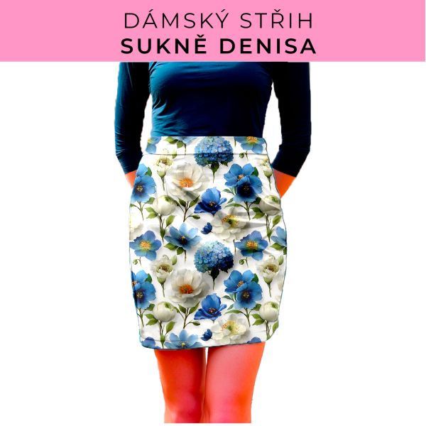 Dámský střih - Dámská sukně Denisa