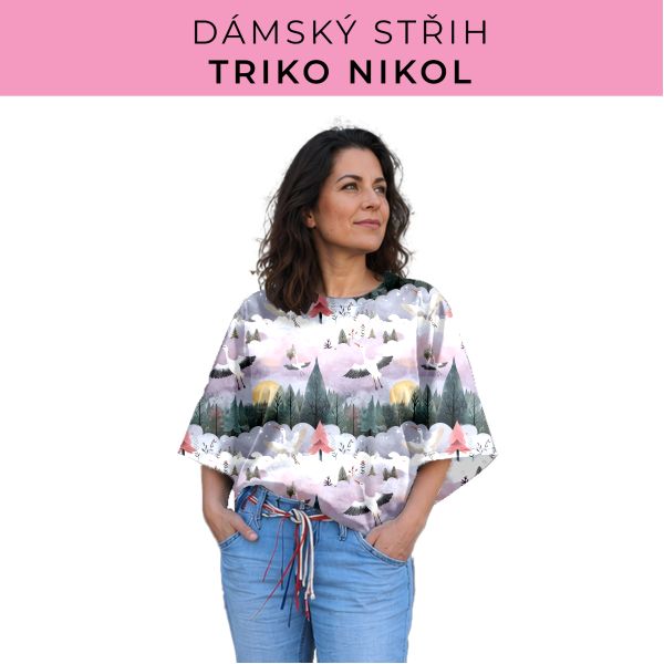 Dámský střih -  triko Nikol