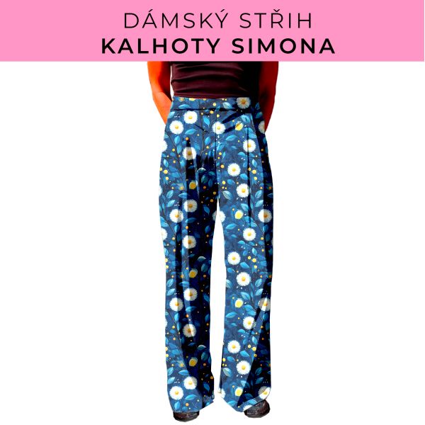 Dámský střih - kalhoty Simona