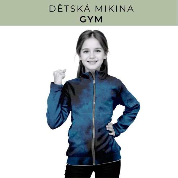 Dětská střih - mikina GYM