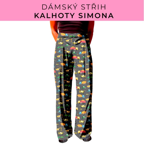 Dámský střih - kalhoty Simona