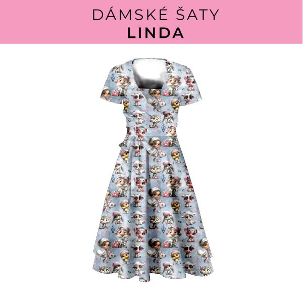 DÁMSKÝ střih - šaty Linda