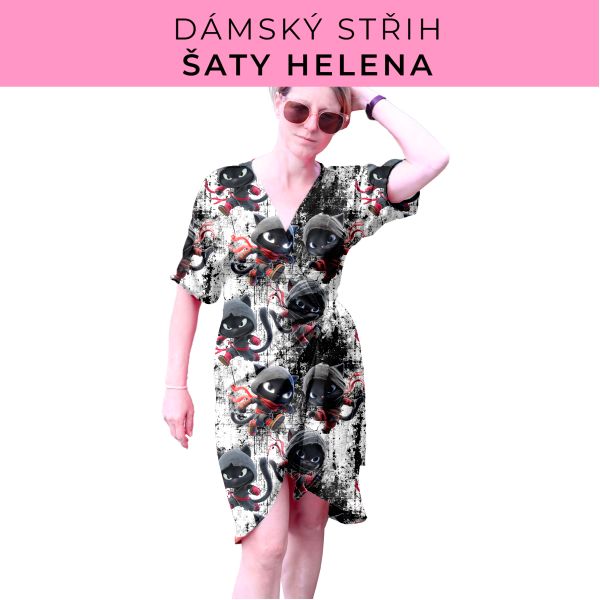 Dámský střih na šaty  Helena