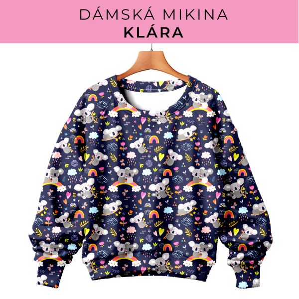 DÁMSKÝ střih - mikina Klára