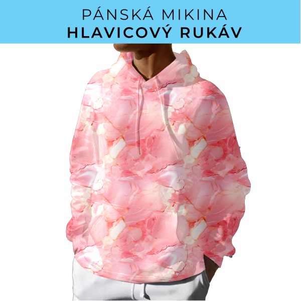 PÁNSKÝ střih - mikina s kapucí