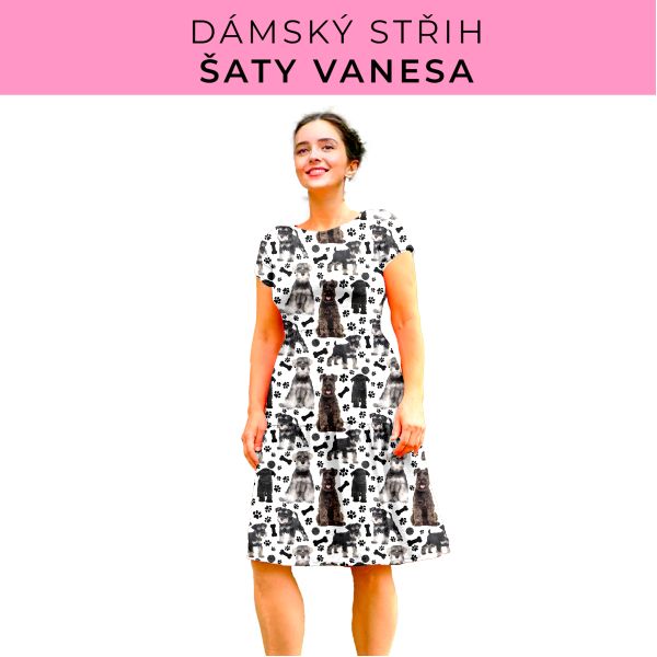 Dámský střih šaty Vanesa