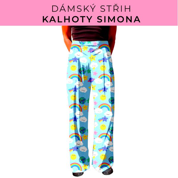 Dámský střih - kalhoty Simona