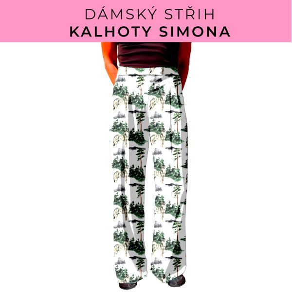 Dámský střih - kalhoty Simona
