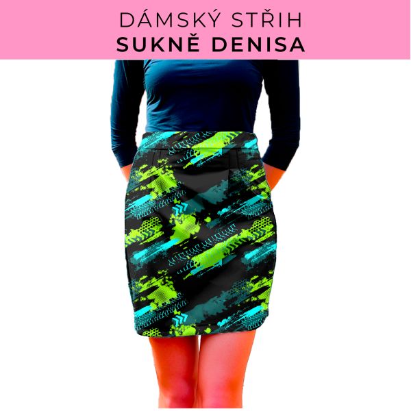 Dámský střih - Dámská sukně Denisa