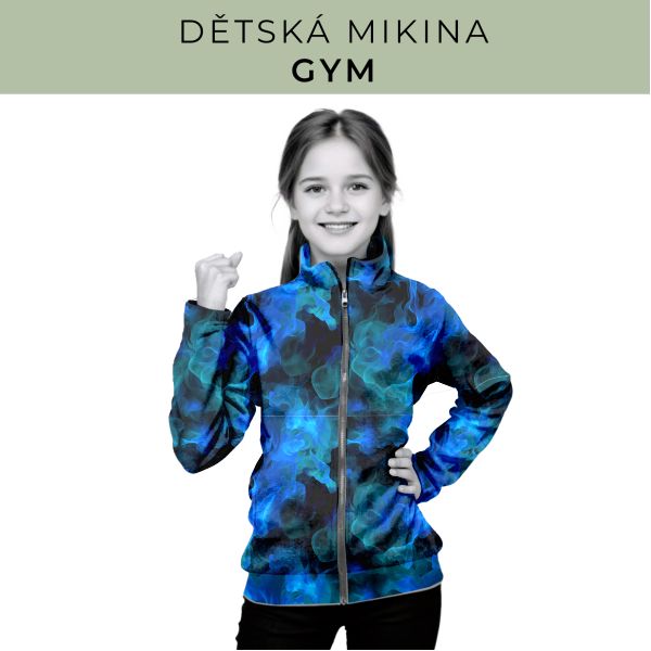 Dětská střih - mikina GYM