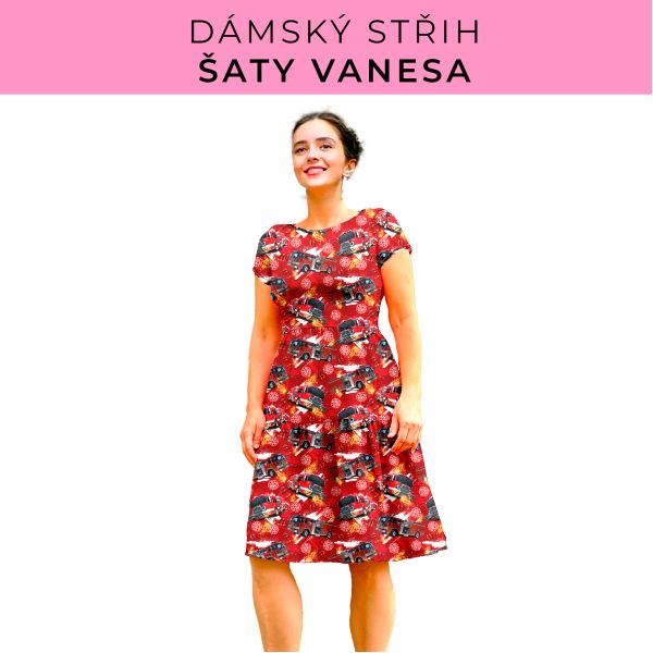 Dámský střih šaty Vanesa