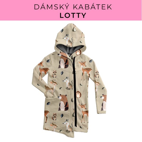 DÁMSKÝ střih - Kabátek Lotty
