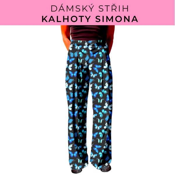 Dámský střih - kalhoty Simona