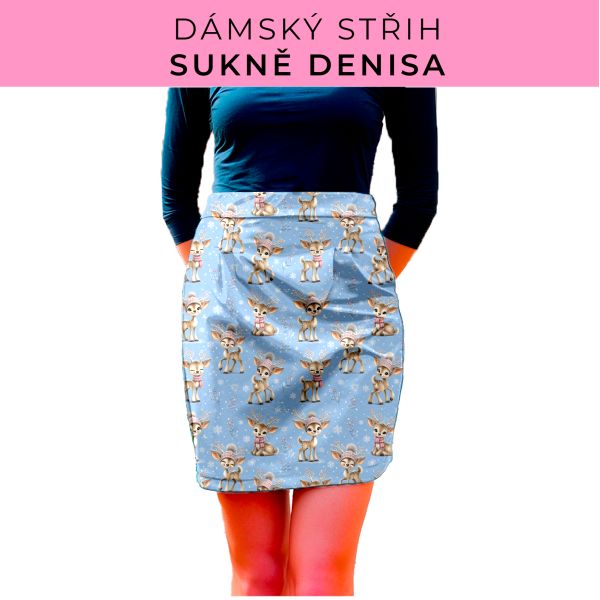 Dámský střih - Dámská sukně Denisa