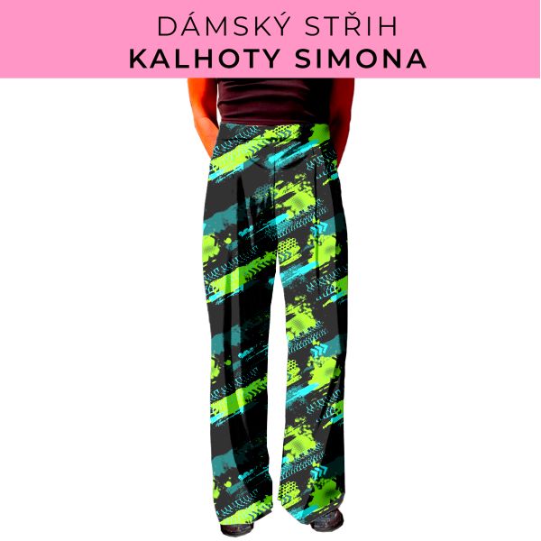 Dámský střih - kalhoty Simona