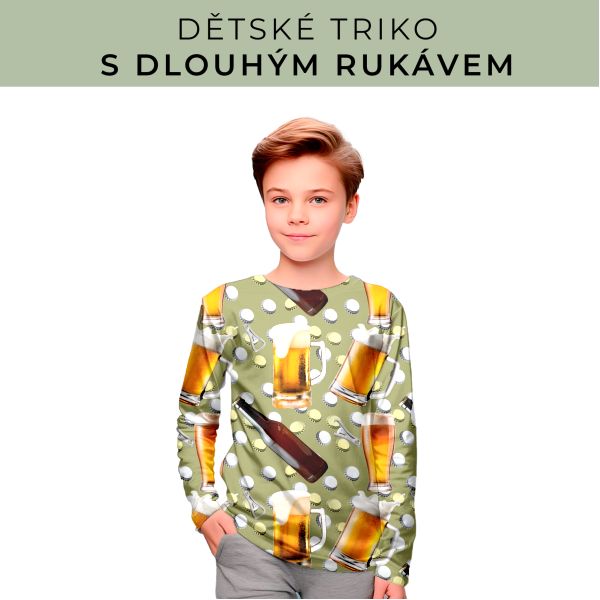 DĚTSKÝ střih - triko dlouhý rukáv