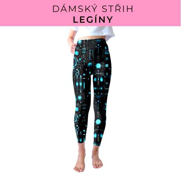 DÁMSKÝ střih - legíny SPORT - SLIM FIT