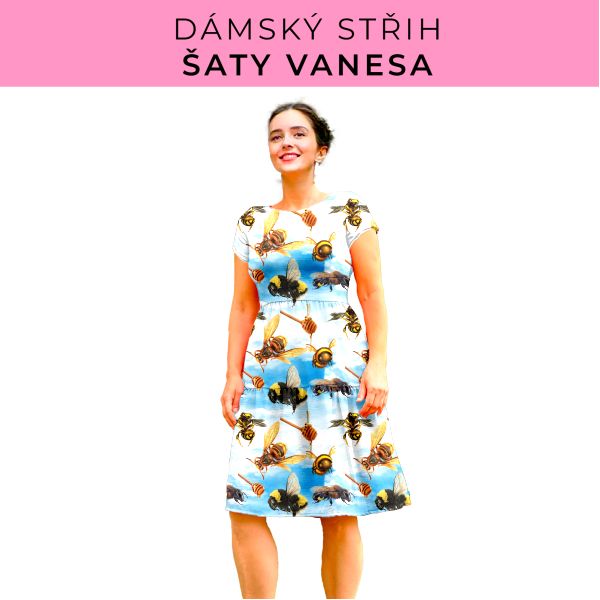 Dámský střih šaty Vanesa