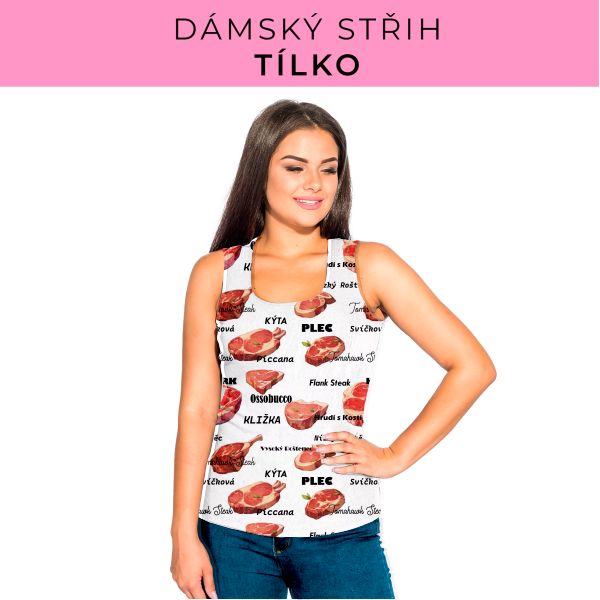 DÁMSKÝ střih - Tílko a kalhoty 