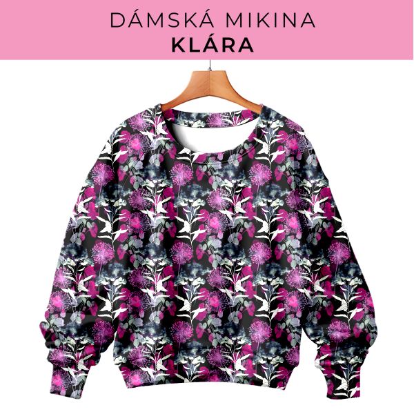 DÁMSKÝ střih - mikina Klára