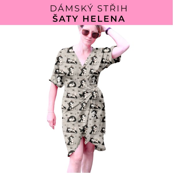 Dámský střih na šaty  Helena