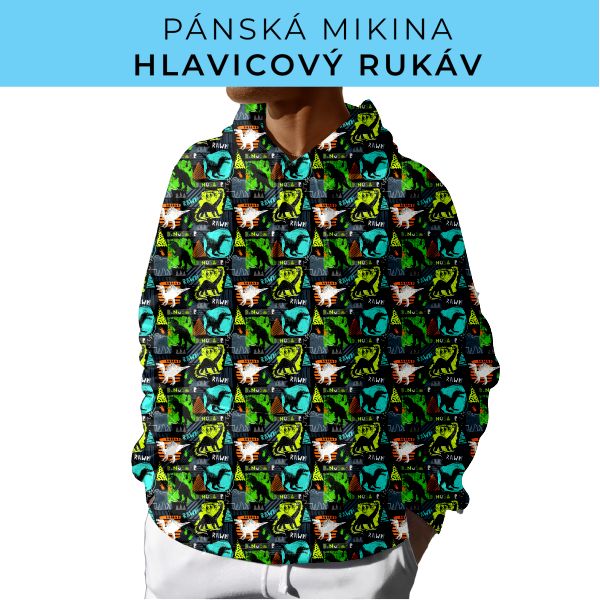 PÁNSKÝ střih - mikina s kapucí