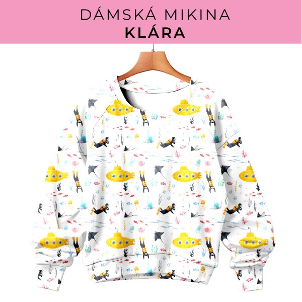 DÁMSKÝ střih - mikina Klára