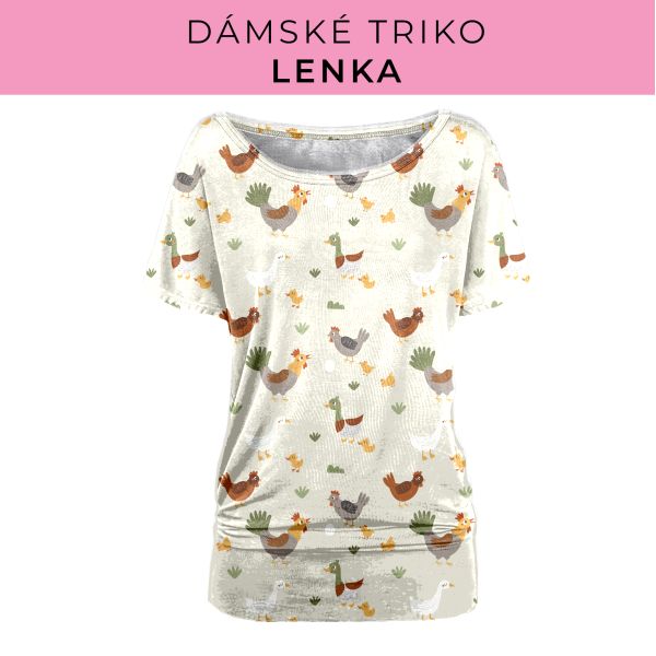 DÁMSKÝ střih - Triko Lenka