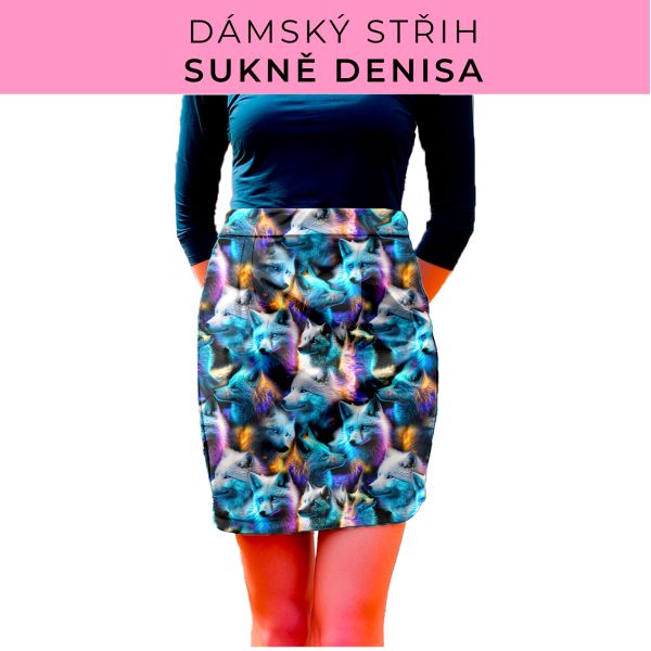 Dámský střih - Dámská sukně Denisa
