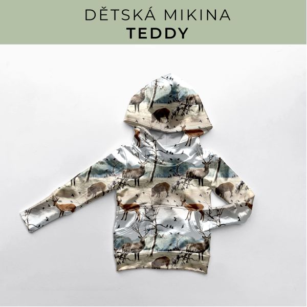 DĚTSKÝ střih - Mikina Teddy