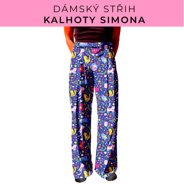 Dámský střih - kalhoty Simona